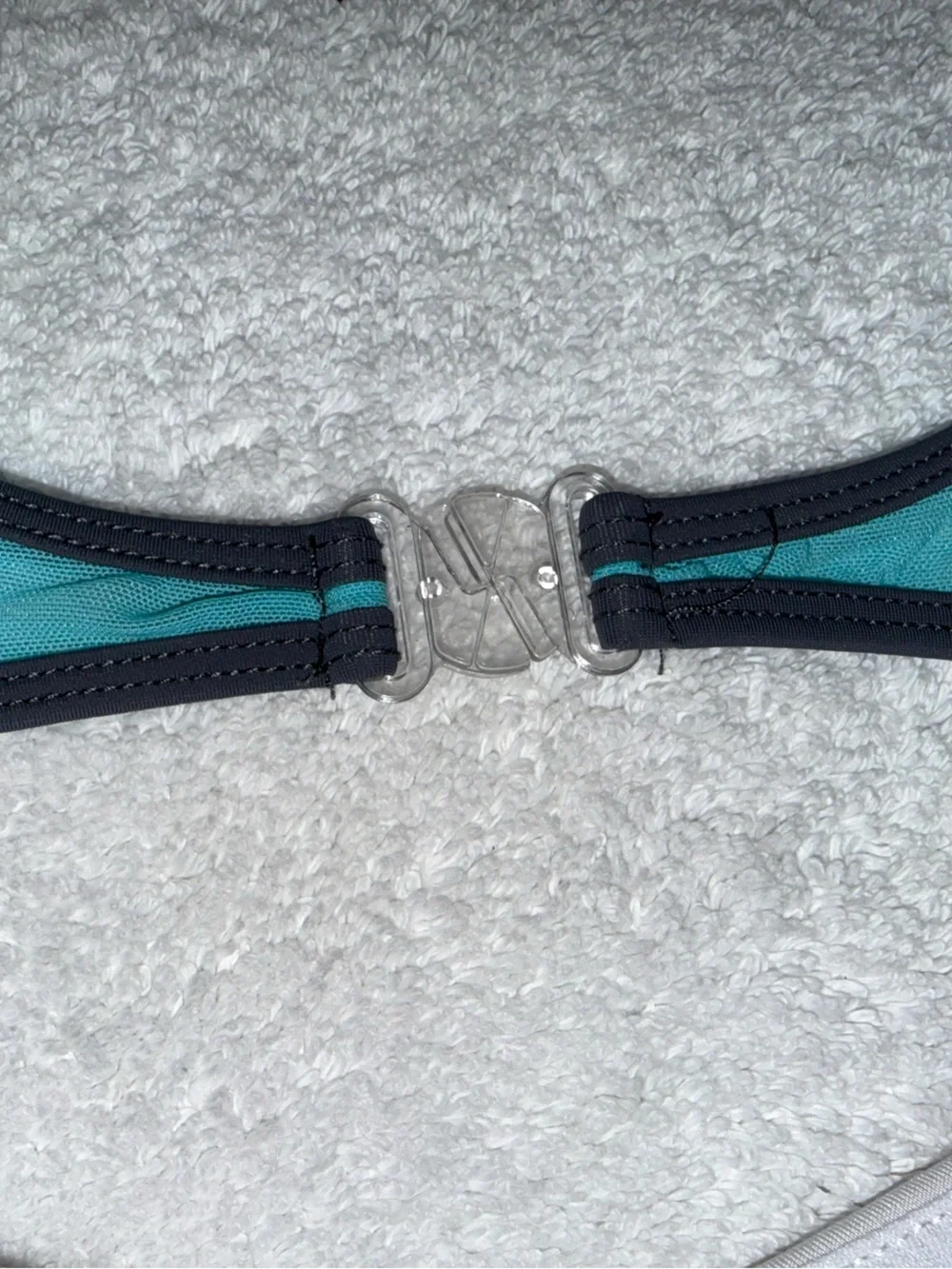 Tiger Friday Unitard Size Child XL Colorblock‎ Teal and Gray Athletic